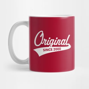 Original Since 2000 (Year Of Birth / Birthday / White) Mug